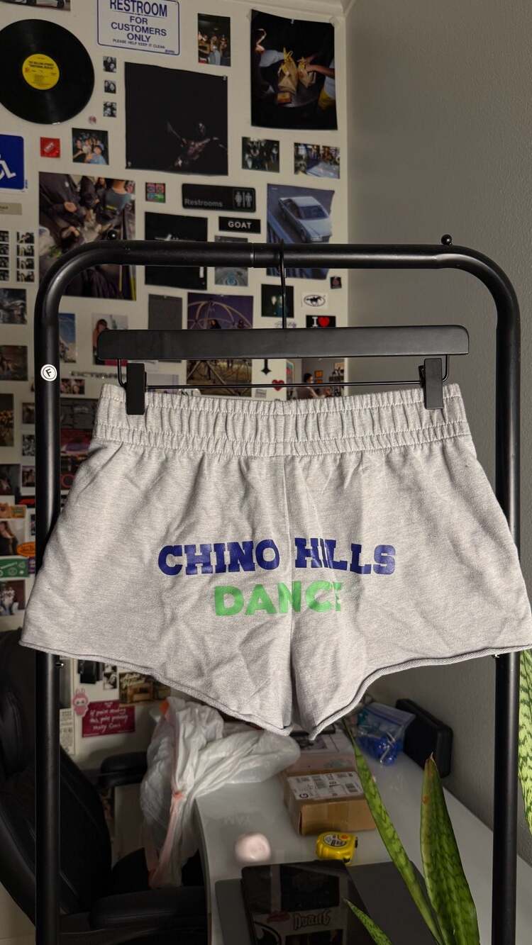 Wild Fable Chino Hills Dance Grey Sweatshorts with Angie Text